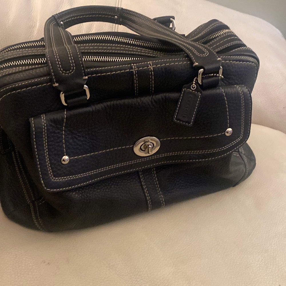 Beautiful Black coach purse